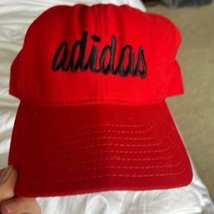 Adidas Red Sport Hat (very gently worn)
